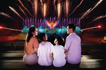 Singapore City Night Tour: Sentosa, Wings of time & River Cruise