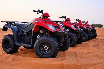 Dubai Desert Safari Quad Bike Camel Ride Arabic BBQ Pick and Drop