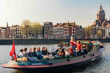 Amsterdam Classic Mokum Canal Tour on a Historic Tugboat