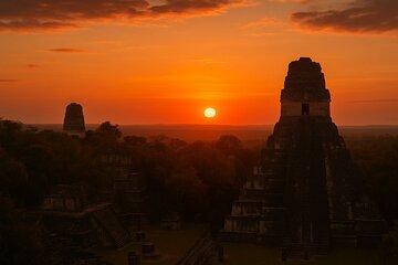 From Flowers Sunset Tour in Tikal