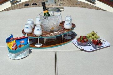 Positano shared sunset by boat with aperitif
