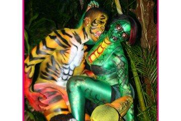 Bodypainted Design Makeover Experience for Groups in Jamaica