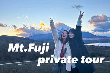 Mt. Fuji Private Tour w/ local English speaking guide & activity