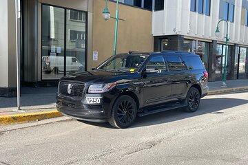 Anchorage to Whittier Black SUV Transportation