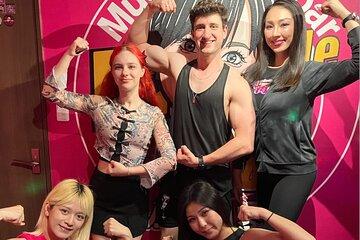 Drink to your heart's content with the Muscular Girls in Osaka