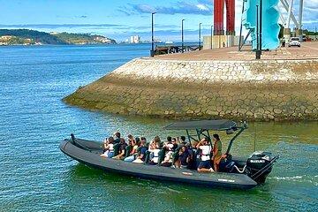 Dolphins in the Tejo