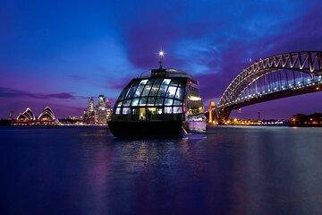 Sydney Harbour Glass Boat Dinner Cruise with 4 Course Meal