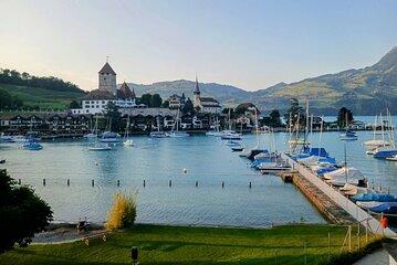 Spiez Walking Tour including Spiez Castle and Lake Thun shoreline