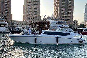 Doha Luxury Air Conditioned Boat Tour in The Pearl Qatar Island