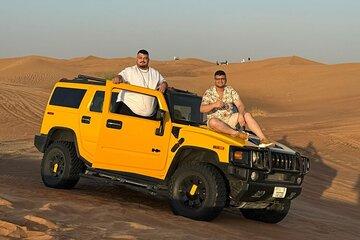 Sharing Hummer H2 Desert Safari with BBQ Dinner Buffet