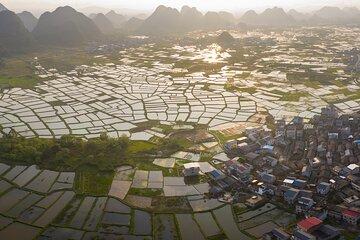Guilin Huixian Wetland and Glass Field Experience