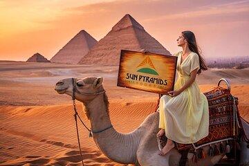 Sunrise Camel Ride, Pyramids Private Tour & Local Breakfast.