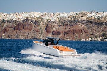 Santorini Private Yacht Cruise with Meal & Drinks