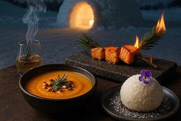 VIP Enchanted Evening Igloo Dining Northern Lights in the Forest