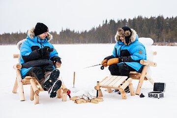 Rovaniemi Private Fishing Day Activity with Lunch in a Igloo