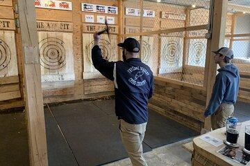 Portland Axe Throwing and Two Local Breweries Van Tour