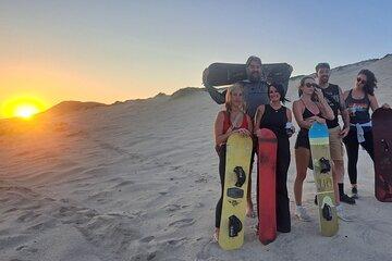 Night Sandboarding at Sunset and Under the Stars or Full Moon