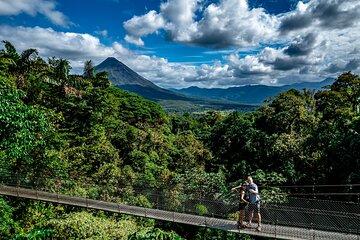 Arenal Hanging Bridge Tour with Horseback Riding and Volcano View