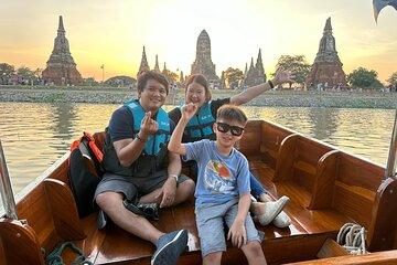 Ayutthaya Private Sunset Boat & UNESCO's World Heritage Temples