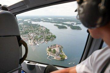 Stockholm 30-minute Private Helicopter Tour with Vaxholm