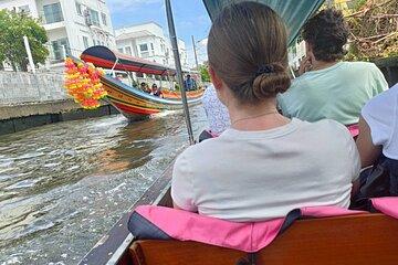 Bangkok Wat Paknam, Artist House, Flower Market Boat Tour