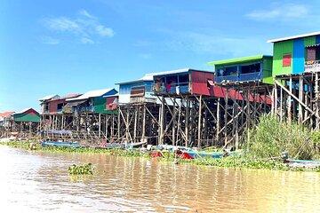 Kampong Khleang Floating Village Tour by Minivan