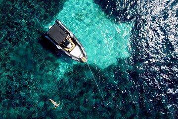 Private boat tour Blue Lagoon and 3 Islands from Trogir or Split