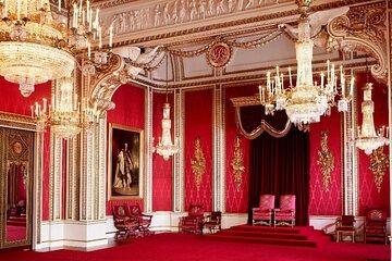 Buckingham Palace Entrance and Open Top Bus Tour London