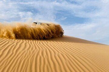 Private Morning Desert Safari Sandboarding and Camel Ride