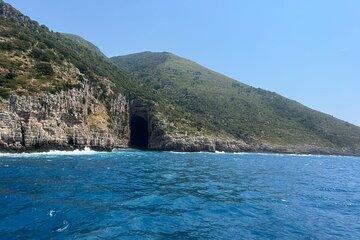 From Tirana: Sazan Island, Haxhi Ali Cave & Karaburun Tour