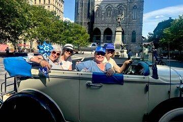 Vintage 1930 convertible! Old Montreal Tour-Private Guide -70 min