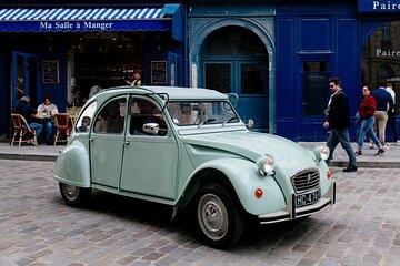 Private guided tour DE jewels of Paris EN Citroën 2CV charming