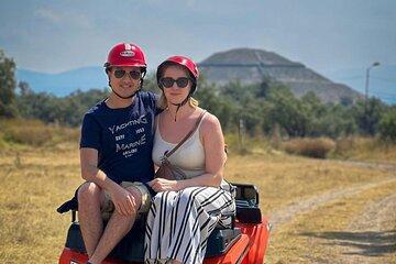 Tour EN Cuatrimoto las Pyramids and Natural Caves Teotihuacan