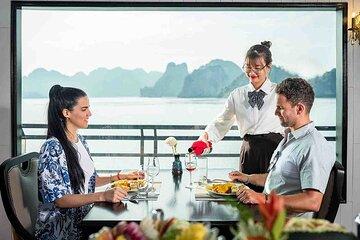 Halong Bay 5 Star Cruise from Port with Cave Tour Kayak and Lunch