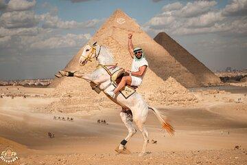 Giza Pyramids Tour with Jumping Horse Picture, Camel and ATV Ride