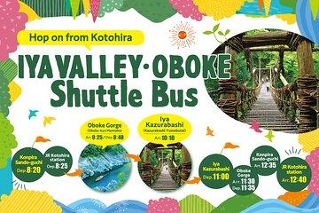 Kagawa,Kotohira Departure: Half-Day bus to Oboke & Kazura Bridge