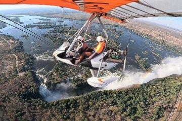 A 30 Minutes Microlight Flight over the Victoria Falls
