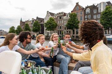 Amsterdam Open Boat Canal Tour With Drinks