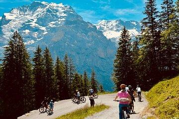 Private E Bike Tour Lauterbrunnen Waterfalls and Murren Views
