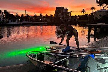Sharkey's Glass Bottom Fish Feeding LED Night Tour in Venice, FL
