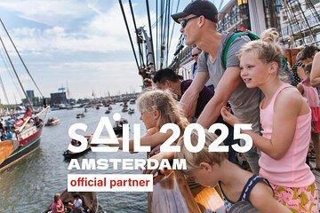 Amsterdam: Sail Official Partner 2 hour SAIL IN Cruise + drinks