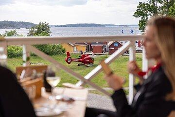 Stockholm Helicopter Tour with Lunch at Grinda