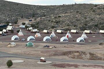 Grand Canyon Glamping Ranch Overnight with Helicopter and Skywalk