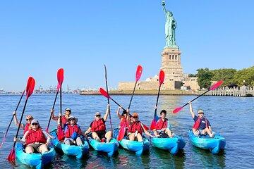 Kayak Next To The Statue of Liberty