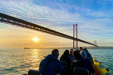 Tagus River Cruise and Lisbon Sunset Speed Boat Tour