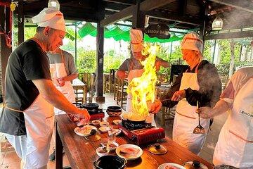 Local Market with Cooking Class and Eco Tour from Hoi An