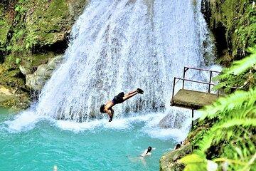 Blue Hole Secret Falls & View Of O/Rios and Fern Gully Rainforest