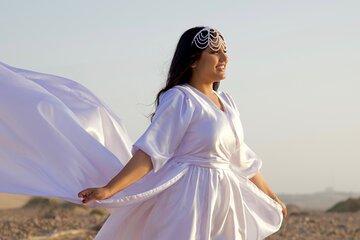 Photo shoot Flying dress in the magical city of Essaouira