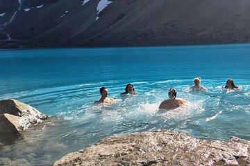 Hiking trip to the blue ice lake