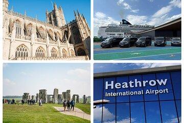 Southampton Cruise Transfer via Stonehenge & Bath Tour to London